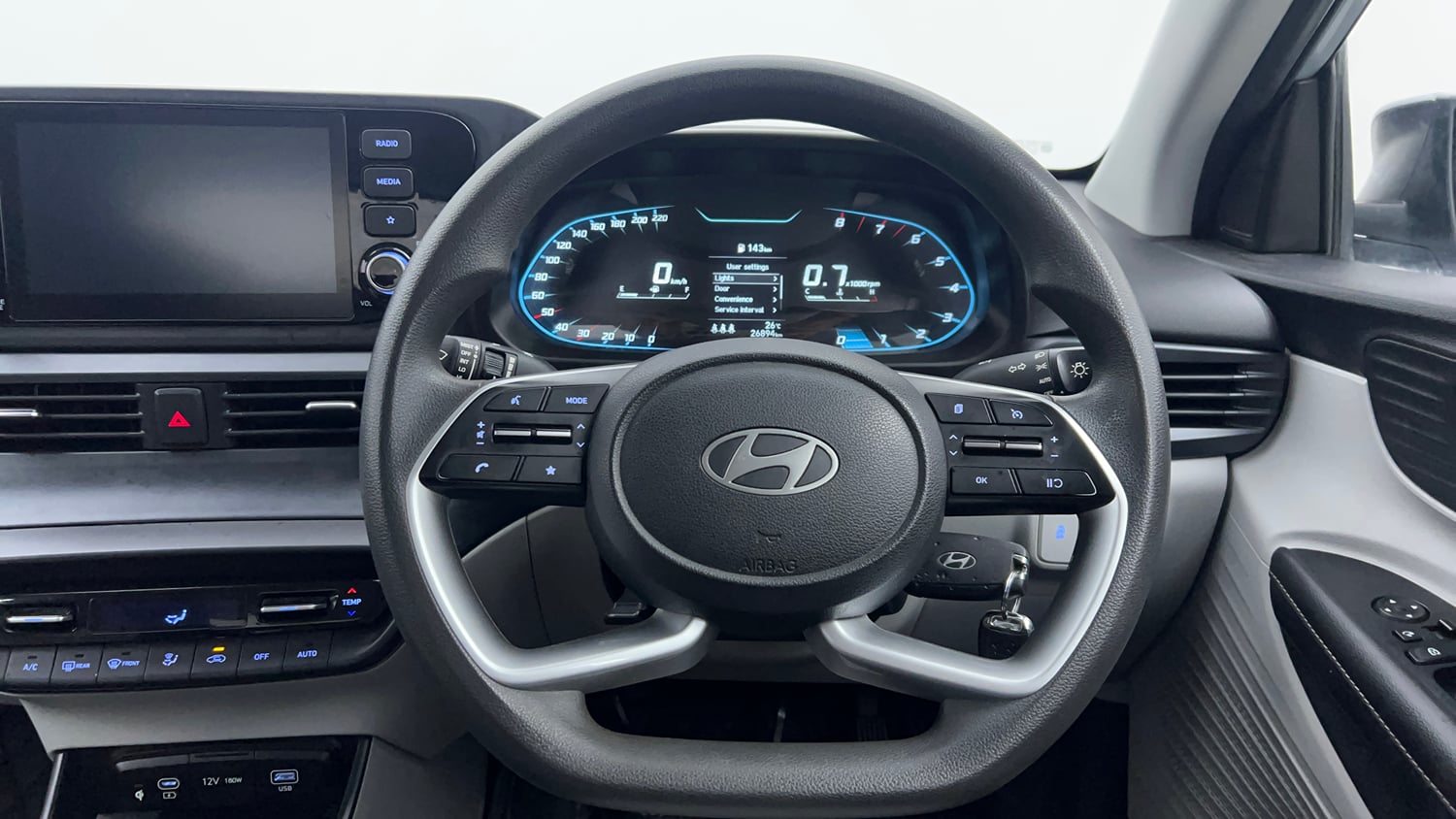 Used 2024 Hyundai i20 Sportz (O) 1.2 MT Petrol Manual interior STEERING VIEW