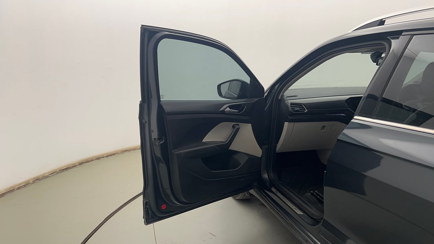 Used 2023 Volkswagen Taigun Topline 1.0 TSI MT Petrol Manual interior LEFT FRONT DOOR OPEN VIEW