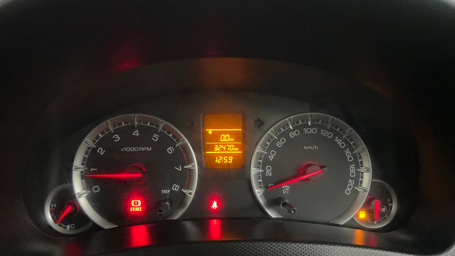 Used 2018 Maruti Suzuki Swift VXI (O) Petrol Manual interior CLUSTERMETER VIEW