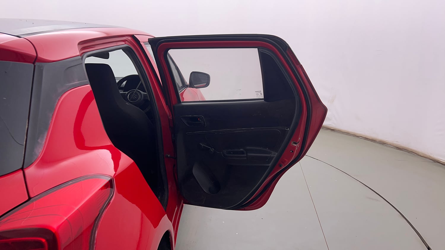 Used 2018 Maruti Suzuki Swift LXi Petrol Manual interior RIGHT REAR DOOR OPEN VIEW