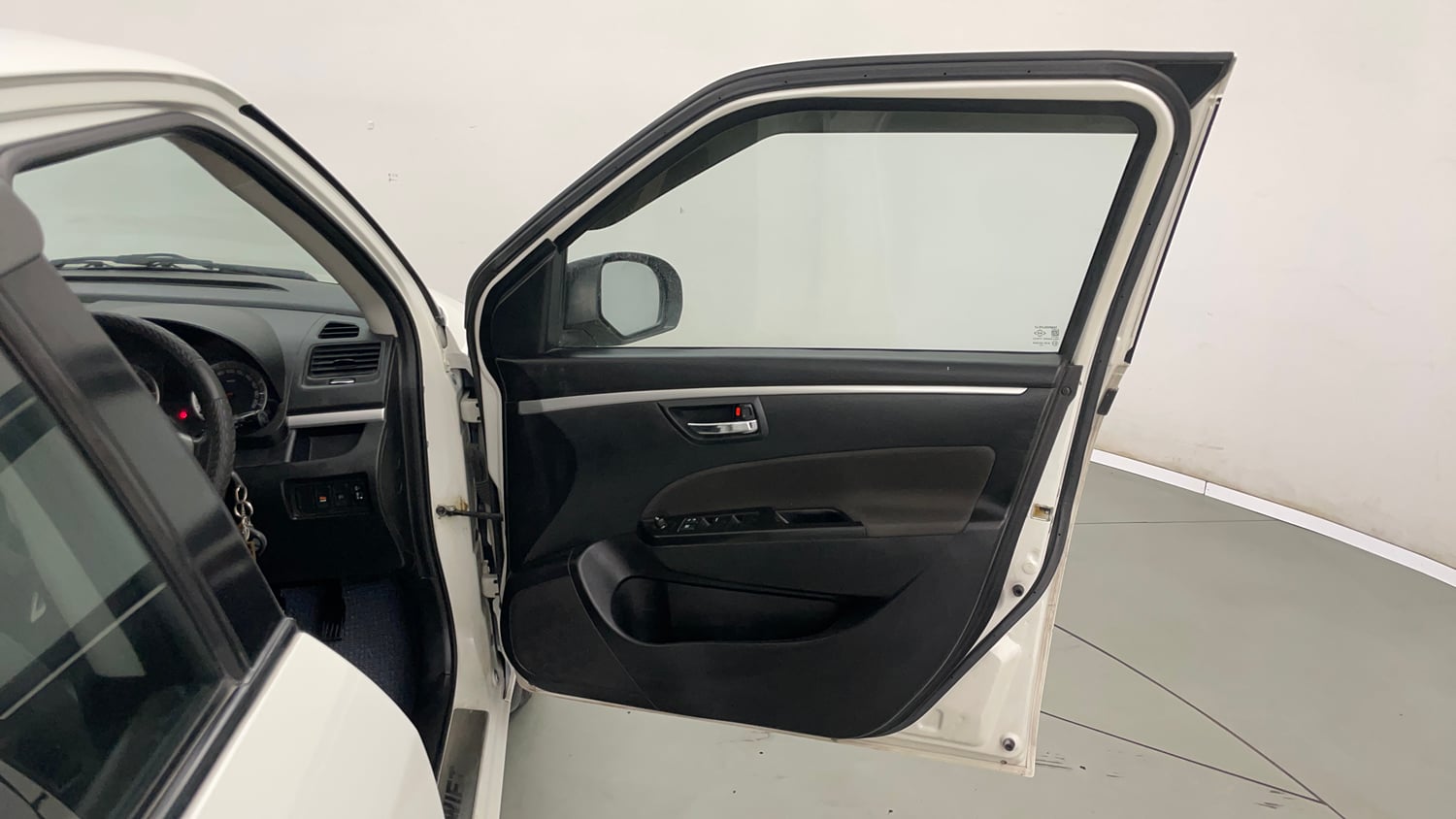 Used 2013 Maruti Suzuki Swift VXi Petrol Manual interior RIGHT FRONT DOOR OPEN VIEW