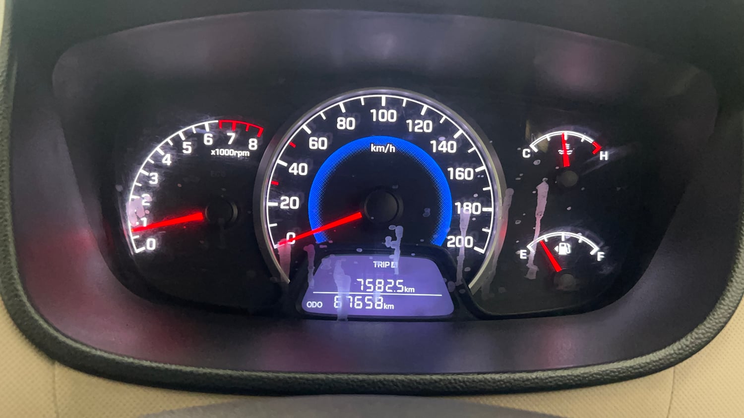 Used 2018 Hyundai Grand i10 Magna 1.2 Kappa VTVT Petrol Manual interior CLUSTERMETER VIEW