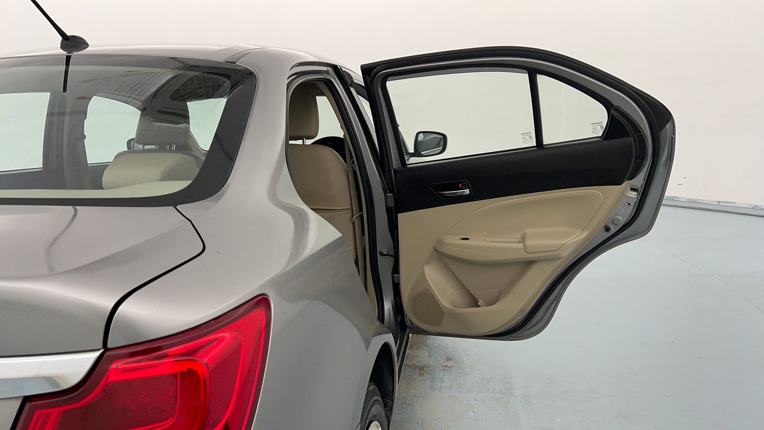 Used 2021 Maruti Suzuki Dzire VXi Petrol Manual interior RIGHT REAR DOOR OPEN VIEW
