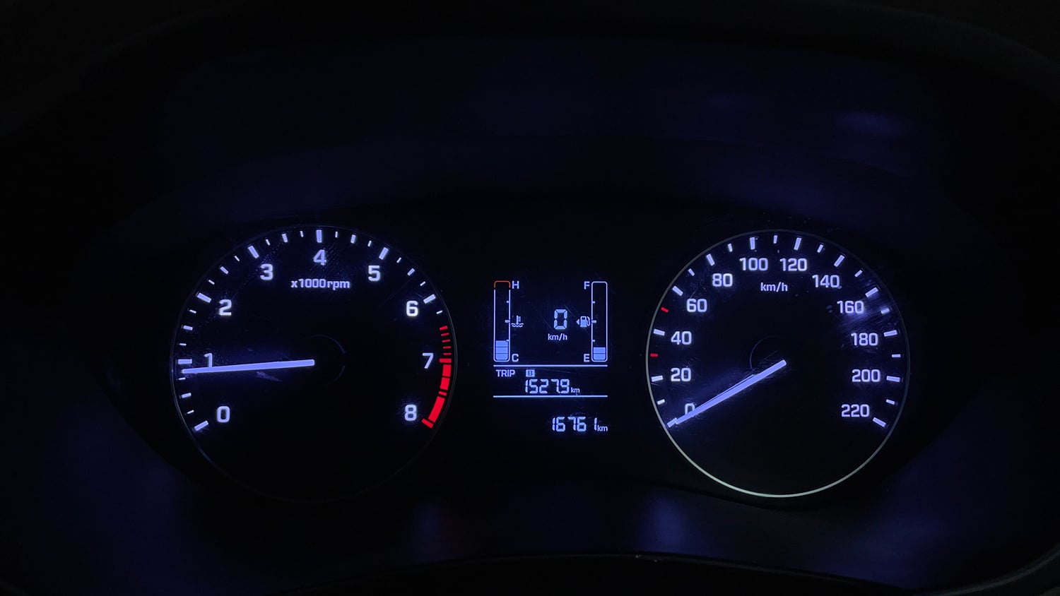 Used 2015 Hyundai Elite i20 Magna 1.2 Petrol Manual interior CLUSTERMETER VIEW