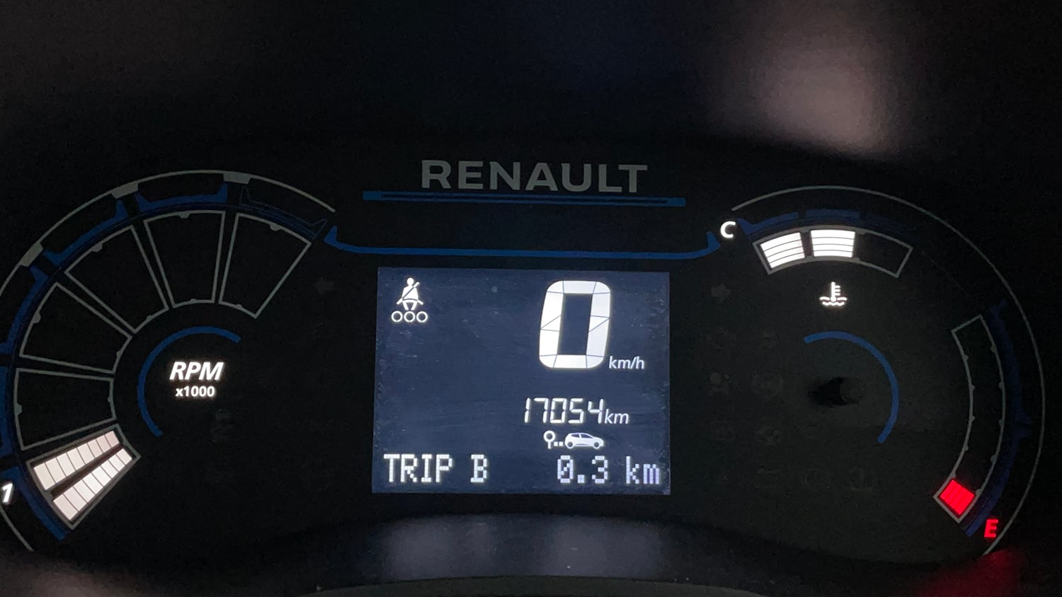 Used 2024 Renault Kwid CLIMBER 1.0 MT Petrol Manual interior CLUSTERMETER VIEW
