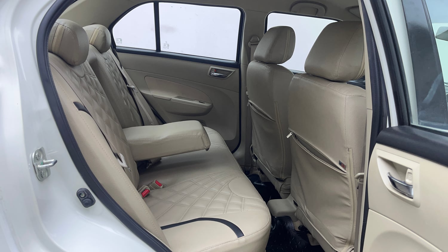 Used 2015 Maruti Suzuki Swift Dzire VXI Petrol Manual interior RIGHT SIDE REAR DOOR CABIN VIEW