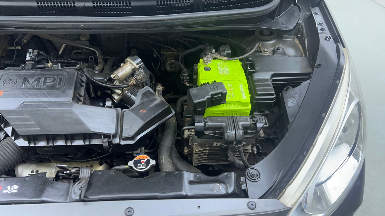 Used 2020 Hyundai Santro Sportz AMT Petrol Automatic engine ENGINE LEFT SIDE VIEW