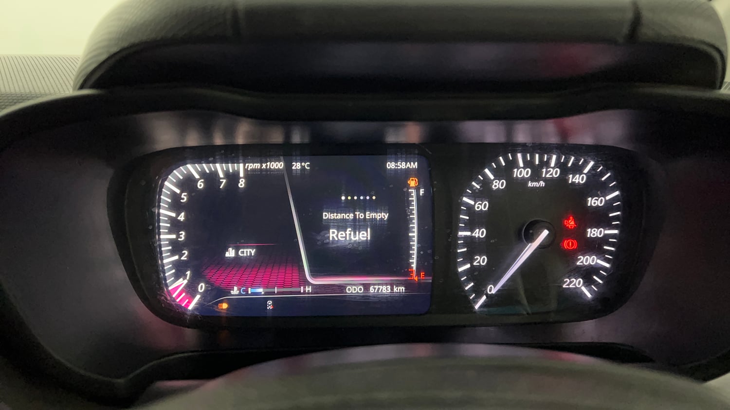 Used 2020 Tata Altroz XZ Petrol Petrol Manual interior CLUSTERMETER VIEW