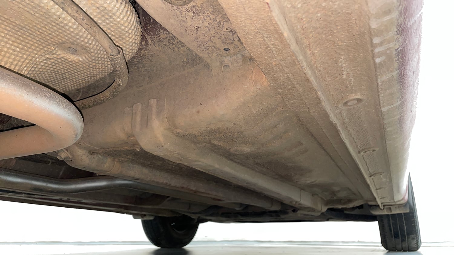 Used 2015 Hyundai Elite i20 Magna 1.2 Petrol Manual extra REAR RIGHT UNDERBODY VIEW