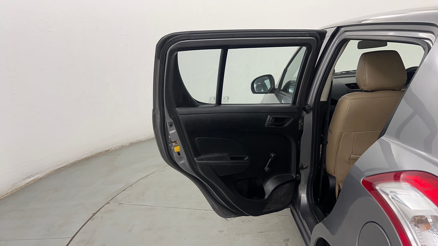 Used 2014 Maruti Suzuki Swift LXi Petrol Manual interior LEFT REAR DOOR OPEN VIEW