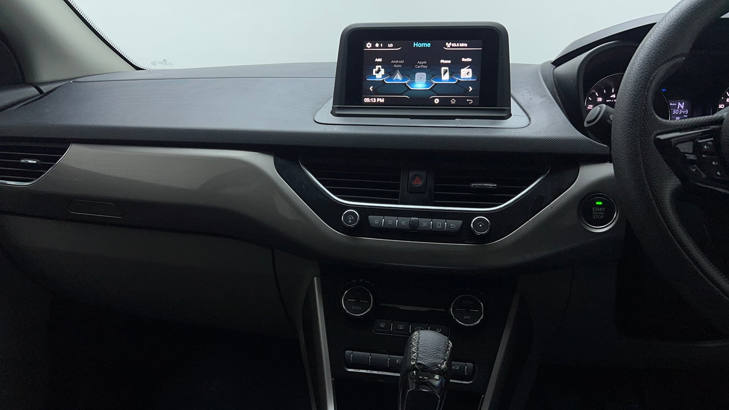 Used 2019 Tata Nexon XZA Plus Petrol Petrol Automatic interior MUSIC SYSTEM & AC CONTROL VIEW
