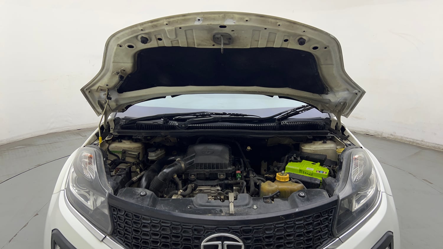 Used 2018 Tata Nexon XZA Plus Petrol Petrol Automatic engine ENGINE & BONNET OPEN FRONT VIEW