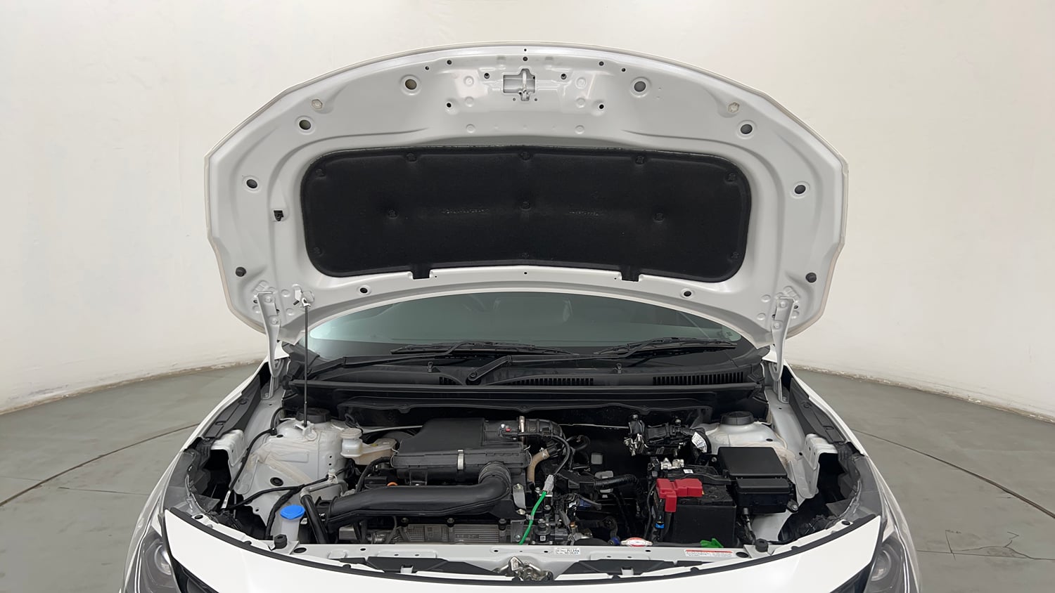Used 2026 Maruti Suzuki Baleno Sigma MT Petrol Manual engine ENGINE & BONNET OPEN FRONT VIEW