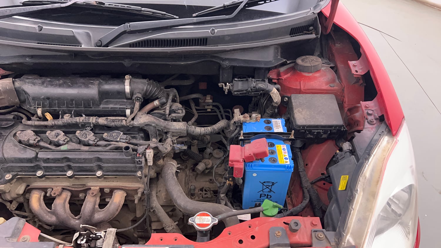 Used 2018 Maruti Suzuki Swift LXi Petrol Manual engine ENGINE LEFT SIDE VIEW
