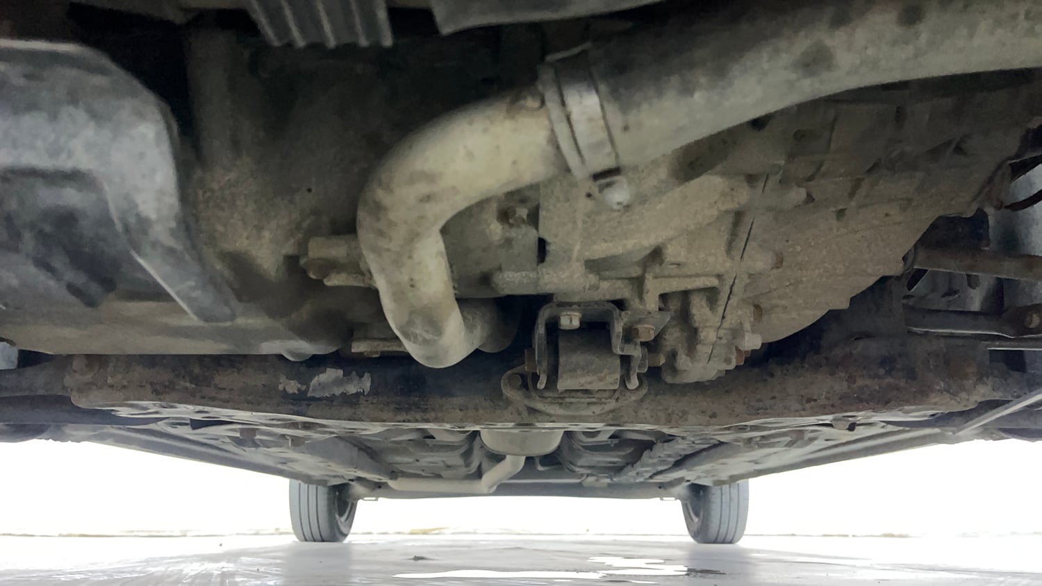 Used 2019 Hyundai Xcent S CRDi Diesel Manual extra FRONT LEFT UNDERBODY VIEW