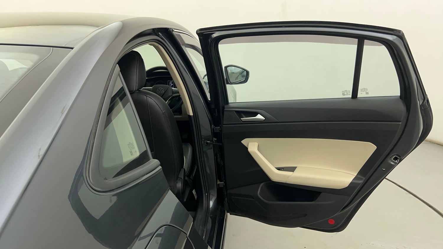 Used 2024 Volkswagen Virtus Highline 1.0 TSI MT Petrol Manual interior RIGHT REAR DOOR OPEN VIEW