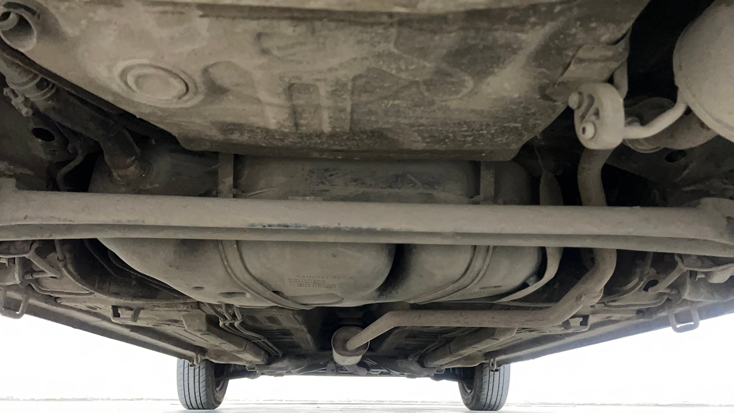 Used 2018 Maruti Suzuki Celerio VXi (O) CNG Cng Manual extra REAR UNDERBODY VIEW (TAKEN FROM REAR)