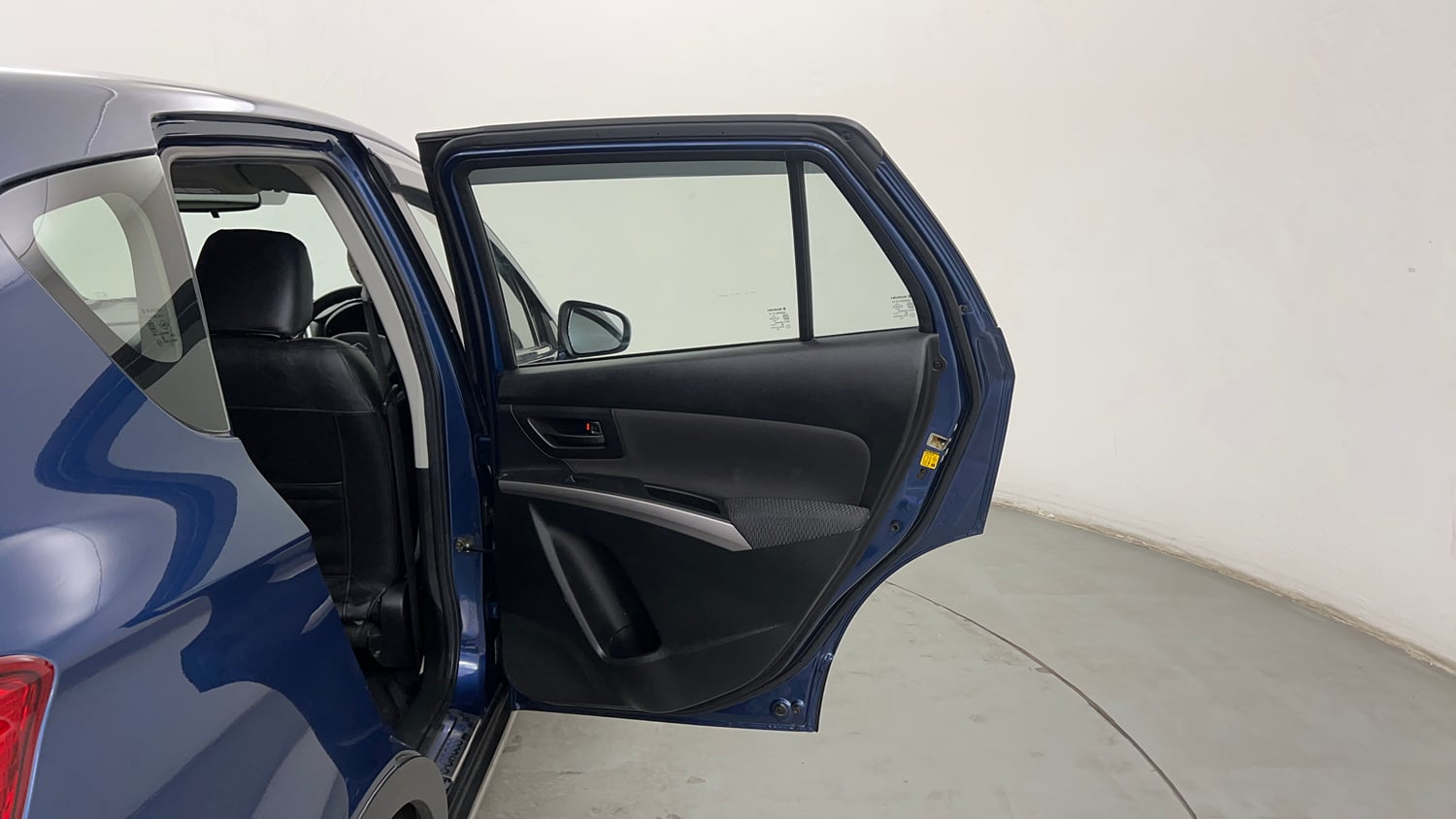 Used 2022 Maruti Suzuki S-Cross Sigma Petrol Manual interior RIGHT REAR DOOR OPEN VIEW