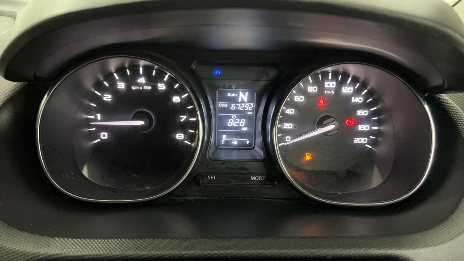 Used 2018 Tata Tiago Revotron XZA Petrol Automatic interior CLUSTERMETER VIEW