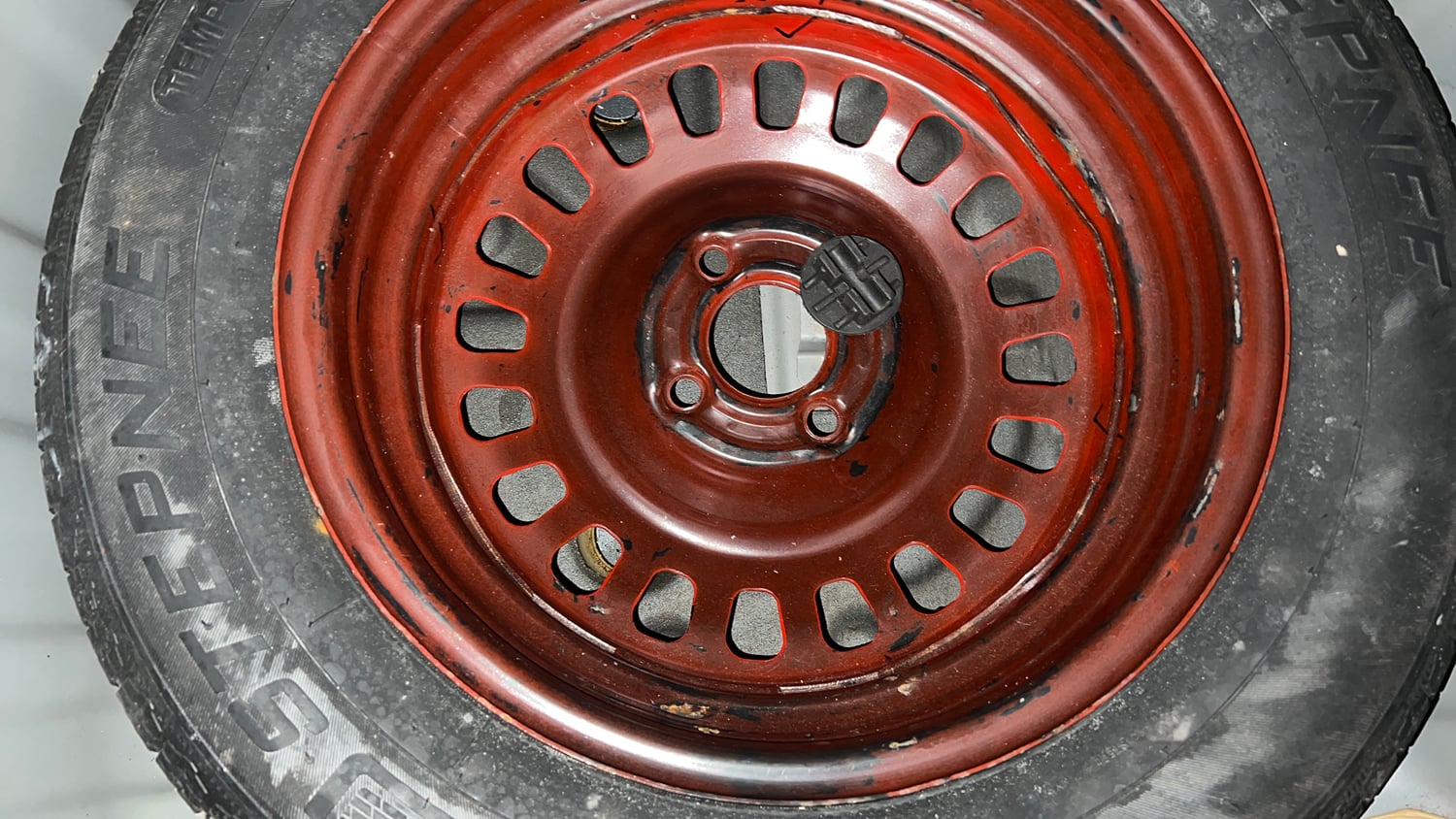 Used 2021 Nissan Magnite XL Petrol Manual tyres SPARE TYRE VIEW