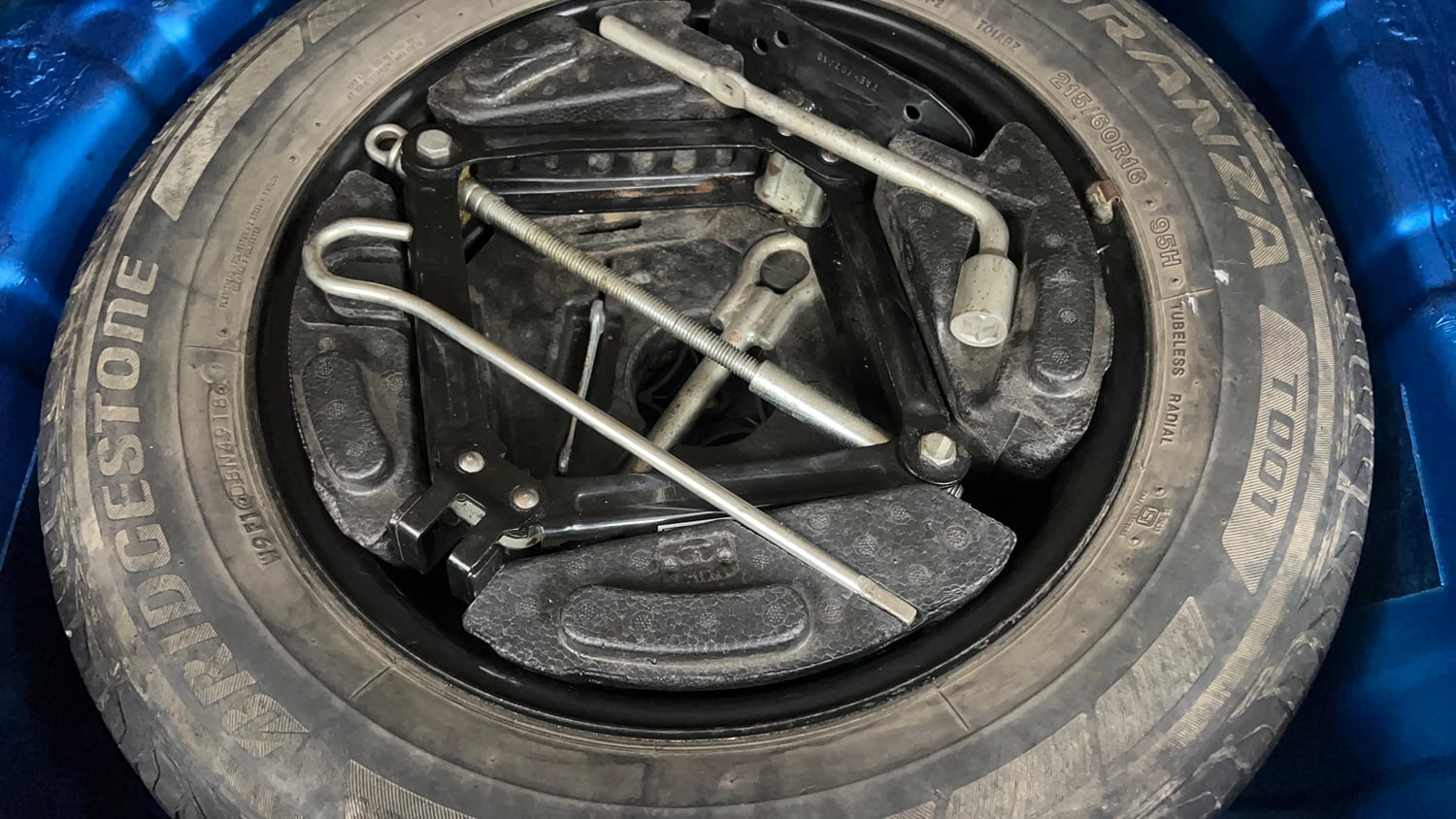 Used 2019 Tata Nexon XZ Plus Petrol Manual tyres SPARE TYRE VIEW