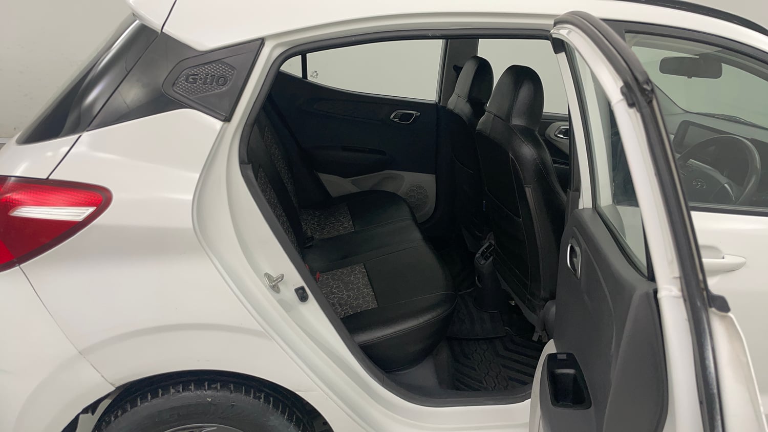 Used 2021 Hyundai Grand i10 Nios Sportz AMT 1.2 Kappa VTVT Petrol Automatic interior RIGHT SIDE REAR DOOR CABIN VIEW