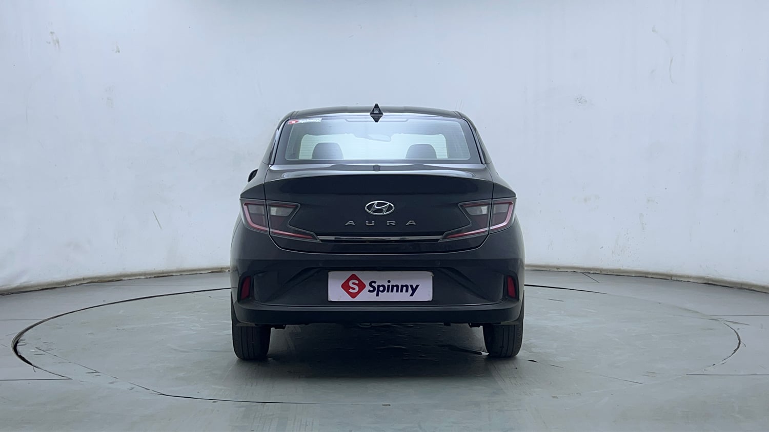 Used 2021 Hyundai Aura SX Plus 1.2 AMT Petrol Petrol Automatic exterior BACK VIEW