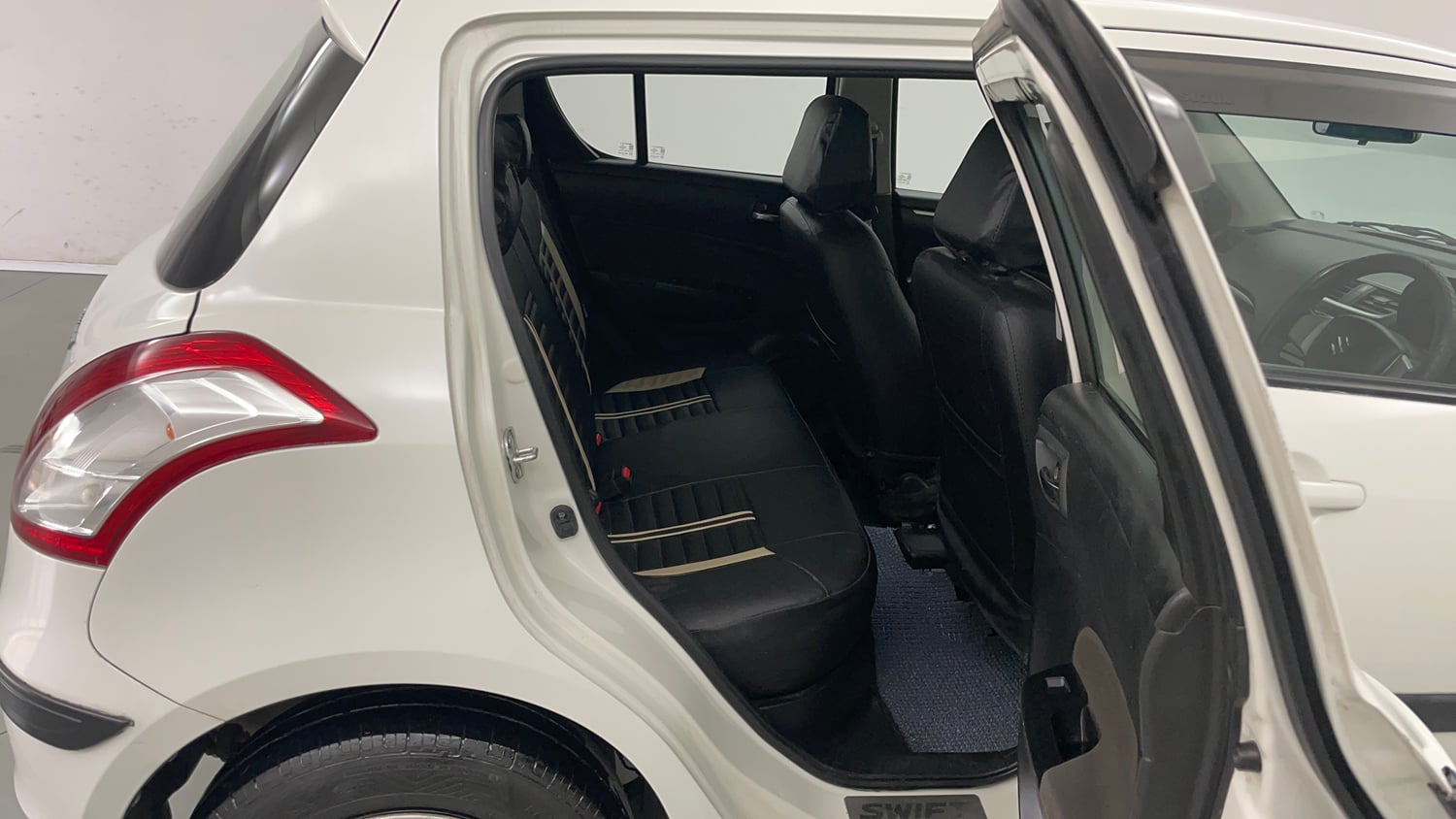 Used 2013 Maruti Suzuki Swift VXi Petrol Manual interior RIGHT SIDE REAR DOOR CABIN VIEW