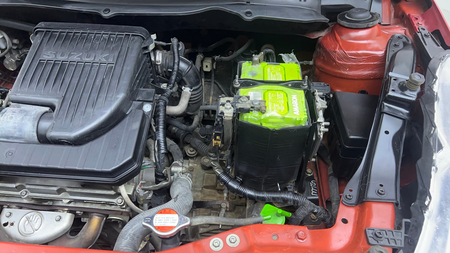 Used 2014 Maruti Suzuki Swift VXi Petrol Manual engine ENGINE LEFT SIDE VIEW