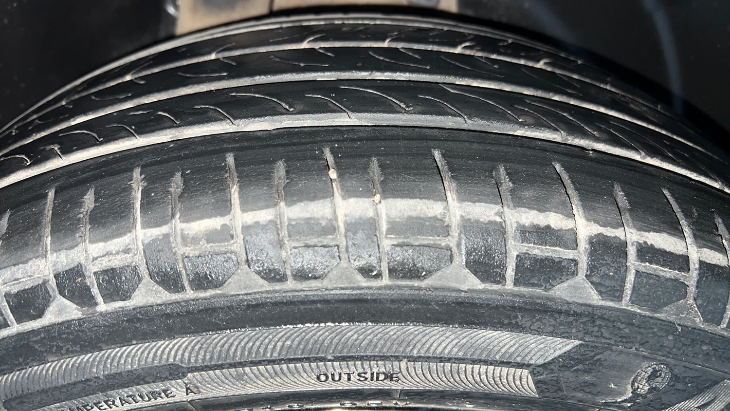 Used 2023 BYD Atto 3 Extended Range Electric Automatic tyres RIGHT REAR TYRE TREAD VIEW