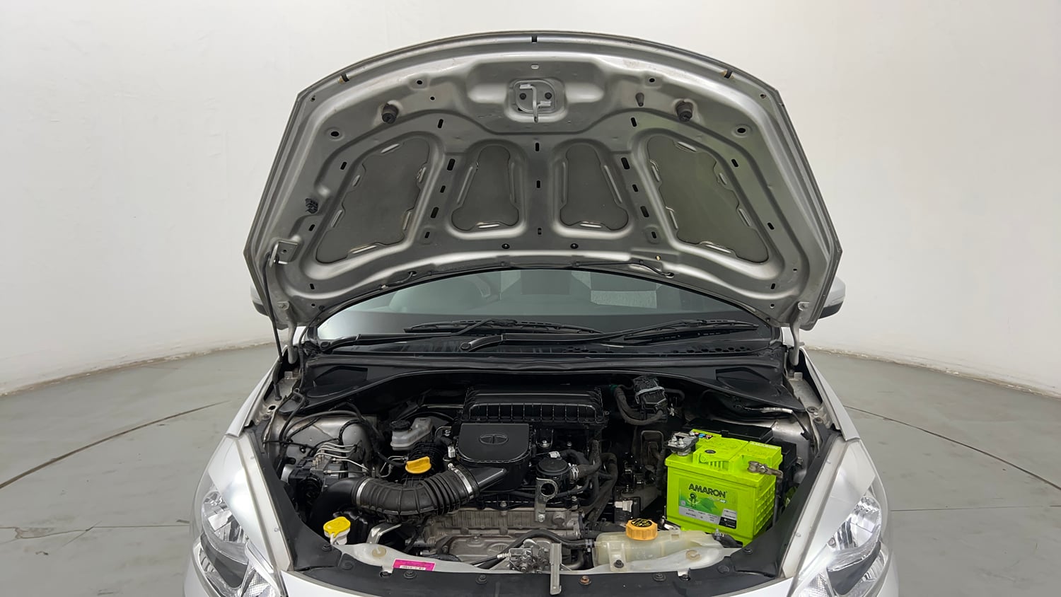 Used 2018 Tata Tiago Revotron XZA Petrol Automatic engine ENGINE & BONNET OPEN FRONT VIEW