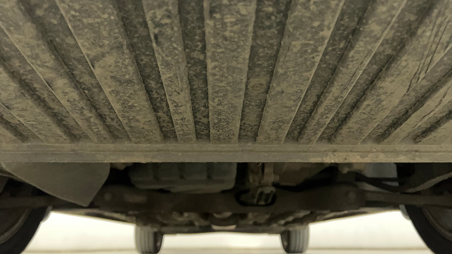 Used 2024 Volkswagen Virtus Highline 1.0 TSI MT Petrol Manual extra FRONT LEFT UNDERBODY VIEW