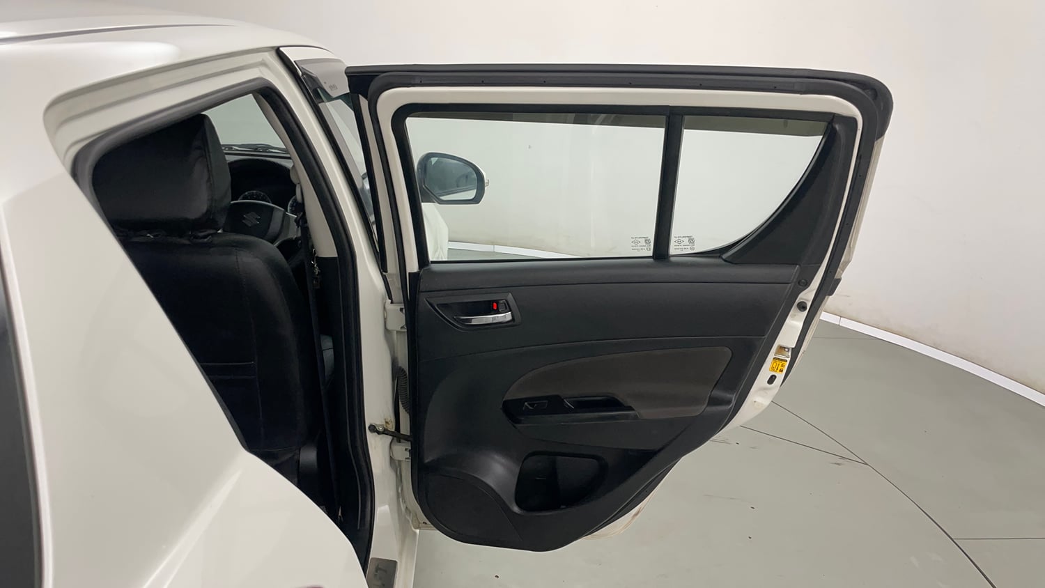 Used 2013 Maruti Suzuki Swift VXi Petrol Manual interior RIGHT REAR DOOR OPEN VIEW