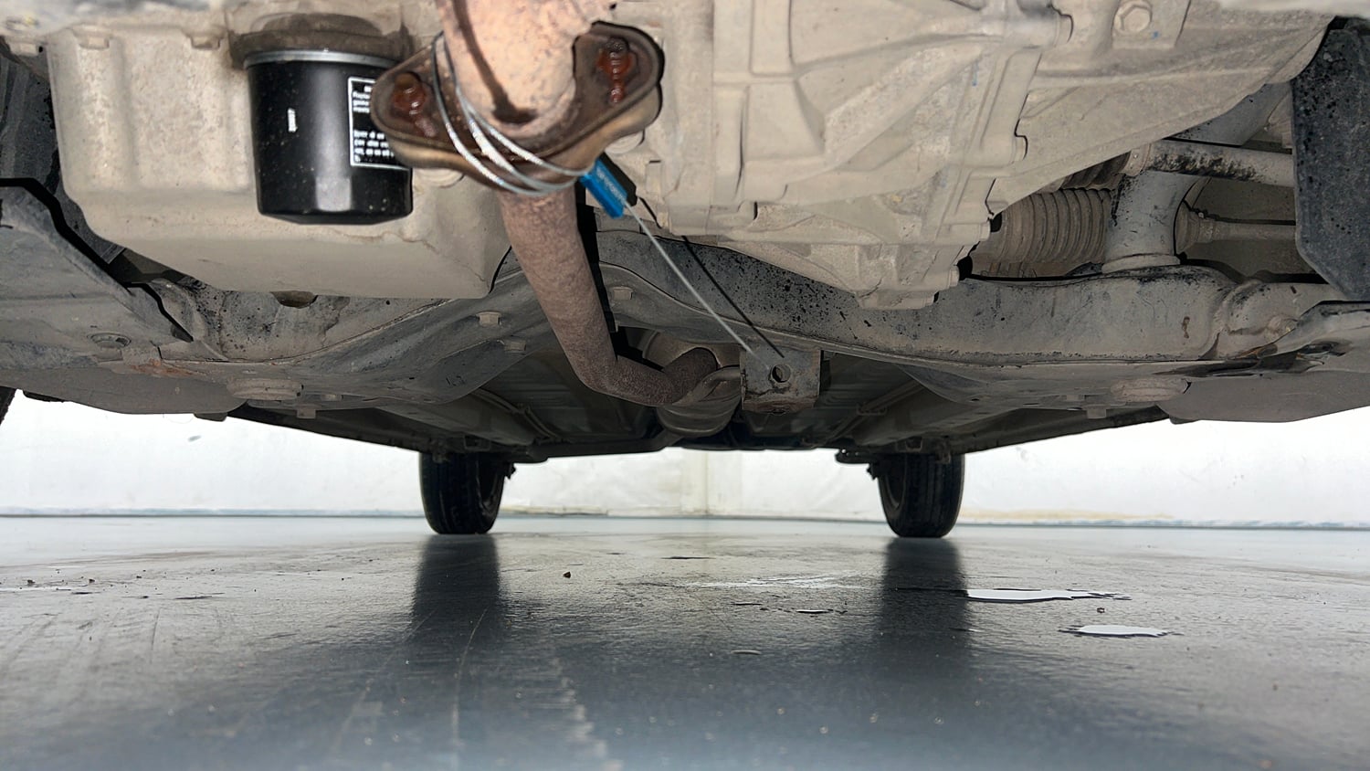 Used 2021 Maruti Suzuki Celerio X VXi AMT Petrol Automatic extra FRONT LEFT UNDERBODY VIEW