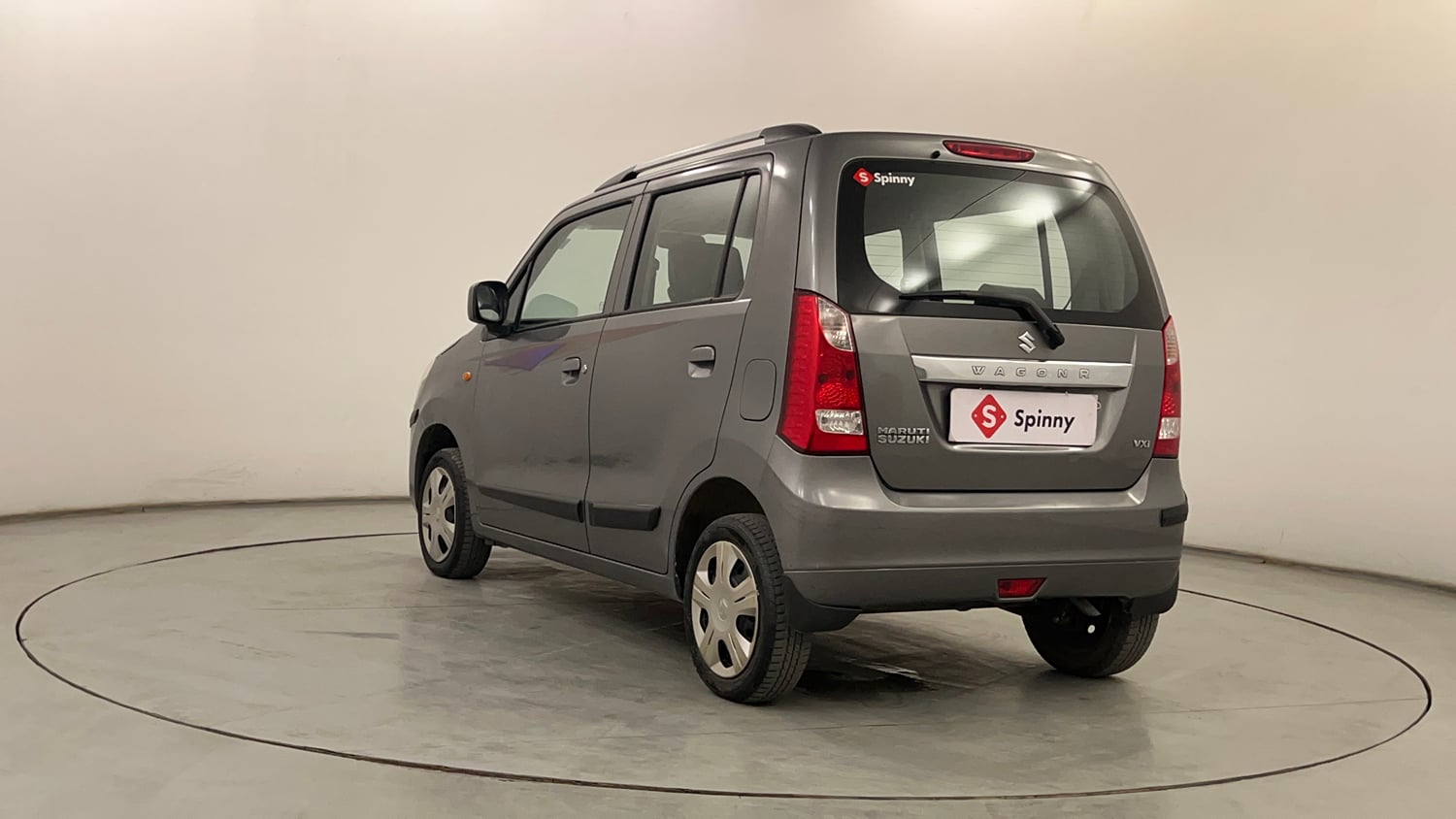 Used 2014 Maruti Suzuki Wagon R VXI Petrol Manual exterior LEFT REAR CORNER VIEW