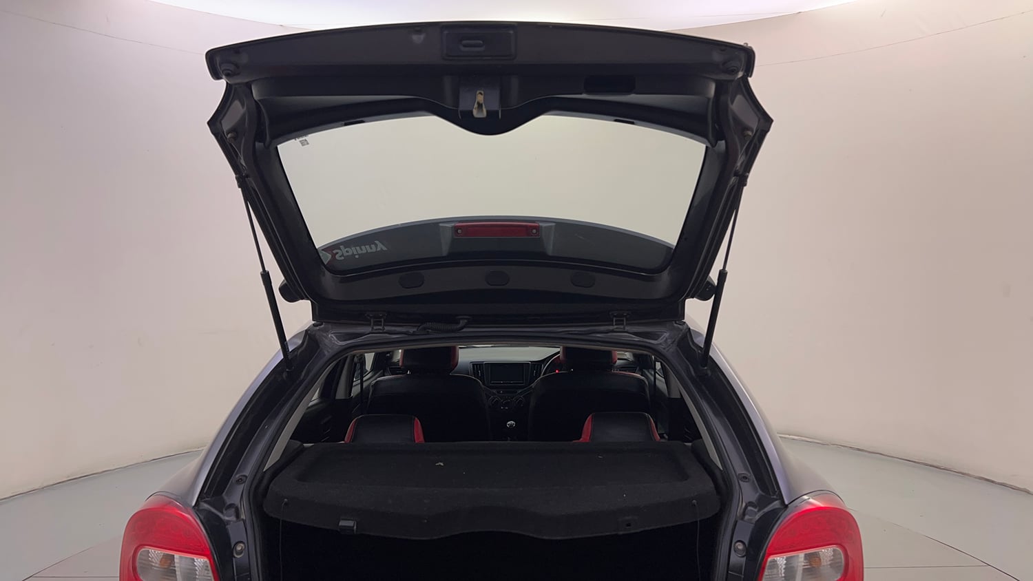 Used 2016 Maruti Suzuki Baleno Sigma 1.2 Petrol Manual interior DICKY DOOR OPEN VIEW