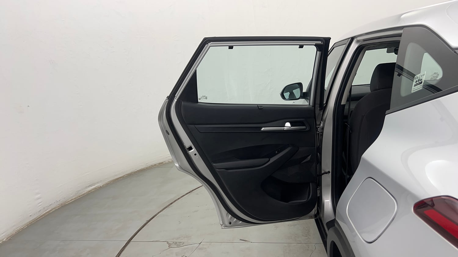 Used 2024 Kia Seltos HTK 1.5 Diesel MT Diesel Manual interior LEFT REAR DOOR OPEN VIEW