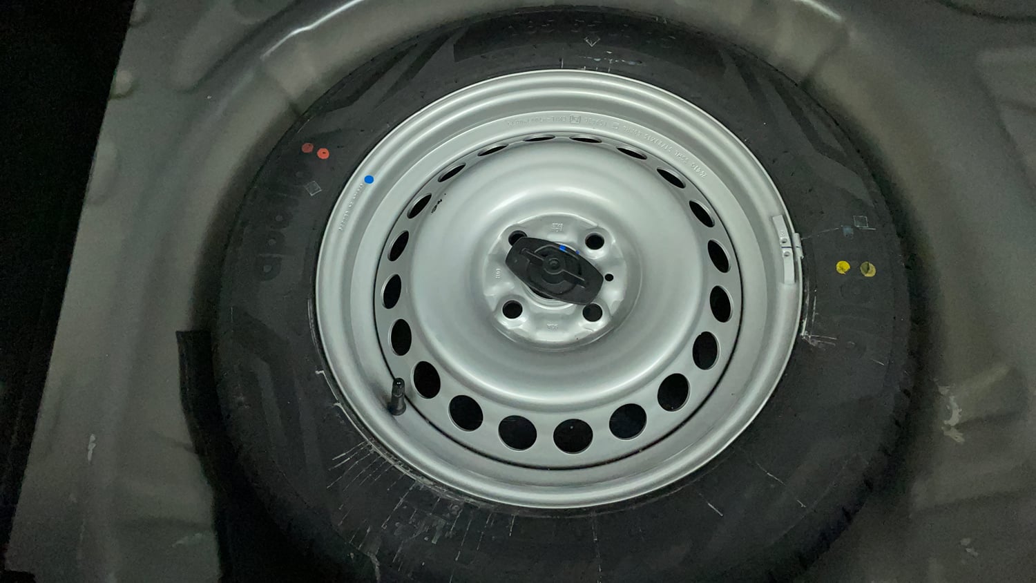 Used 2024 Maruti Suzuki Baleno Sigma MT Petrol Manual tyres SPARE TYRE VIEW