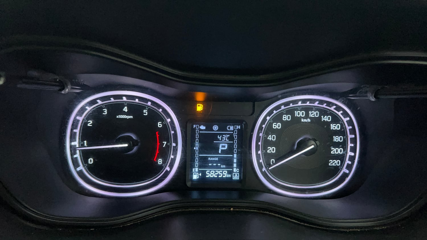 Used 2022 Toyota Urban Cruiser Premium Grade AT Petrol Automatic interior CLUSTERMETER VIEW