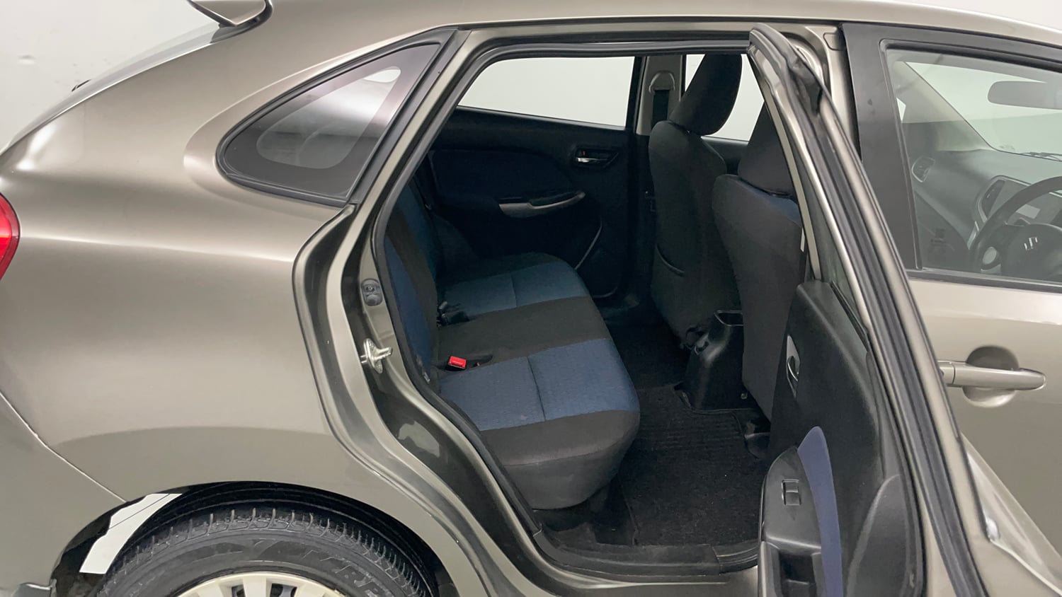 Used 2019 Maruti Suzuki Baleno Delta Petrol Manual interior RIGHT SIDE REAR DOOR CABIN VIEW