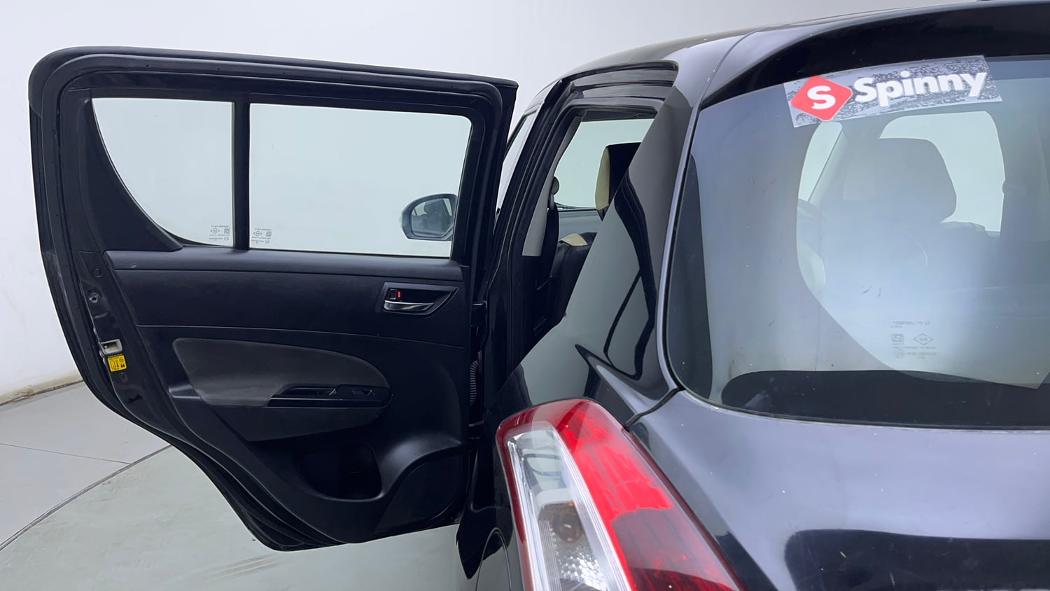 Used 2012 Maruti Suzuki Swift VXi Petrol Manual interior LEFT REAR DOOR OPEN VIEW