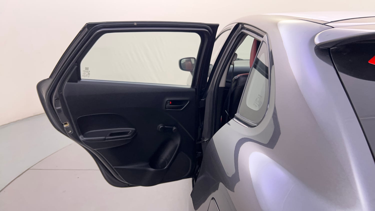 Used 2016 Maruti Suzuki Baleno Sigma 1.2 Petrol Manual interior LEFT REAR DOOR OPEN VIEW