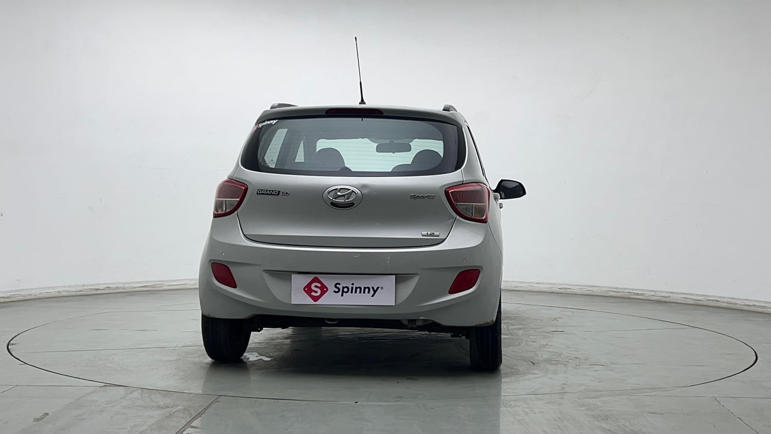 Used 2015 Hyundai Grand i10 Sportz 1.2 Kappa VTVT Petrol Manual exterior BACK VIEW