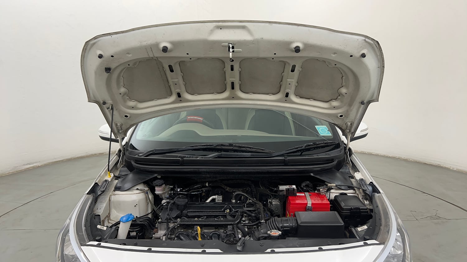 Used 2015 Hyundai Elite i20 Asta 1.2 Petrol Manual engine ENGINE & BONNET OPEN FRONT VIEW