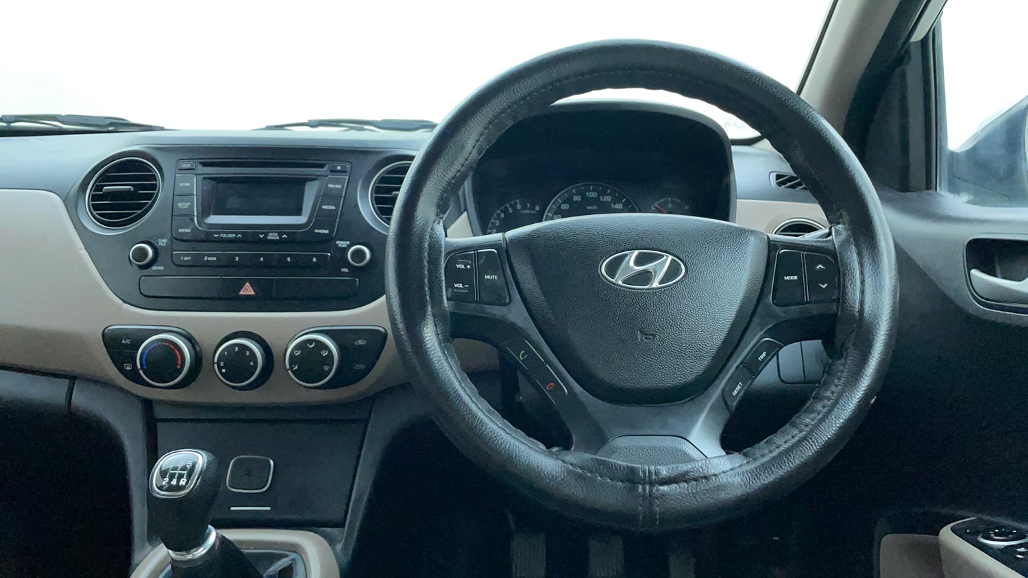 Used 2016 Hyundai Xcent S 1.2 Petrol Manual interior STEERING VIEW