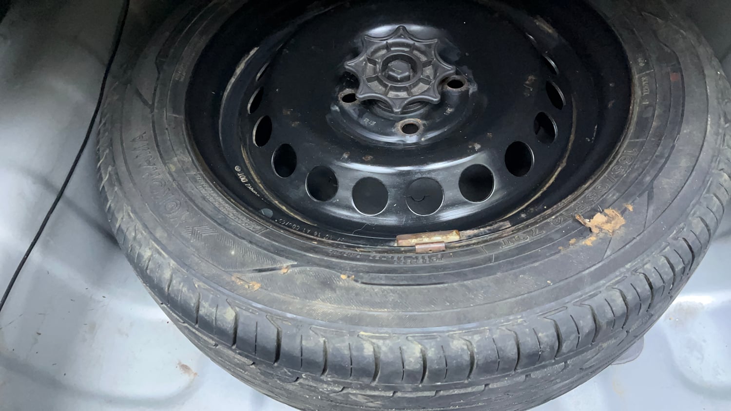 Used 2019 Hyundai Xcent S CRDi Diesel Manual tyres SPARE TYRE VIEW