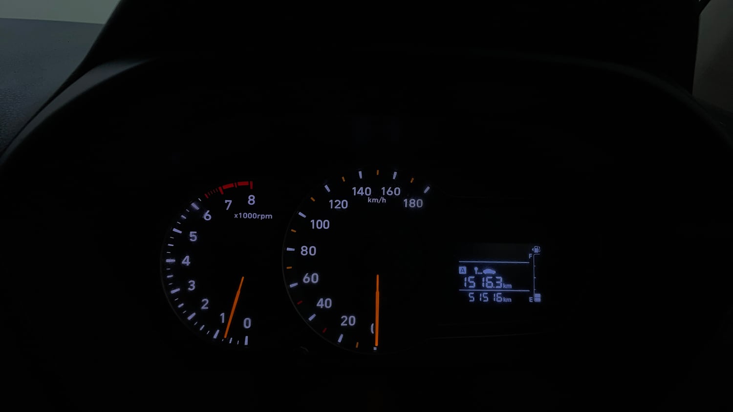 Used 2019 Hyundai Santro Sportz Petrol Manual interior CLUSTERMETER VIEW