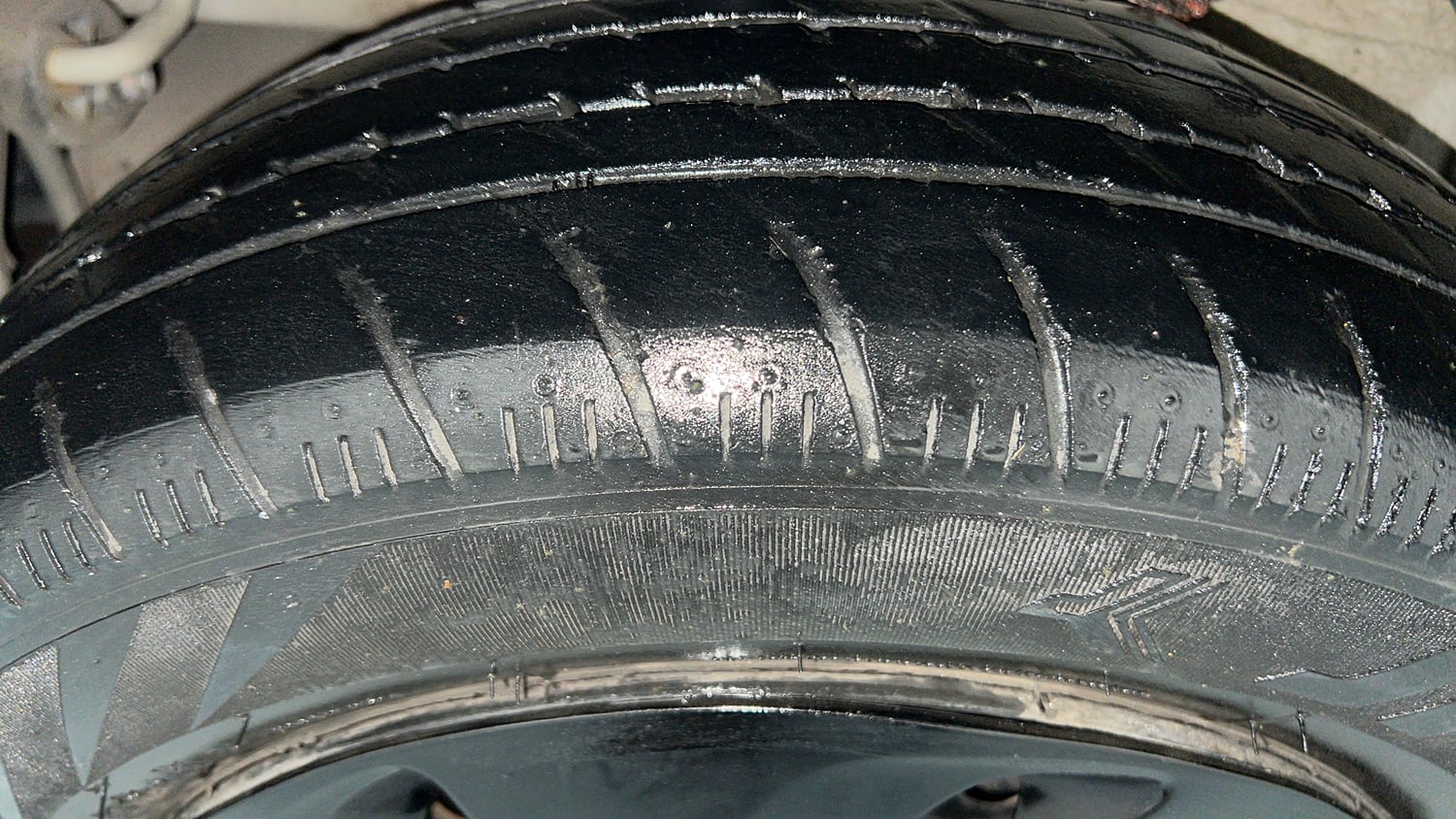 Used 2021 Maruti Suzuki Celerio X VXi AMT Petrol Automatic tyres RIGHT REAR TYRE TREAD VIEW