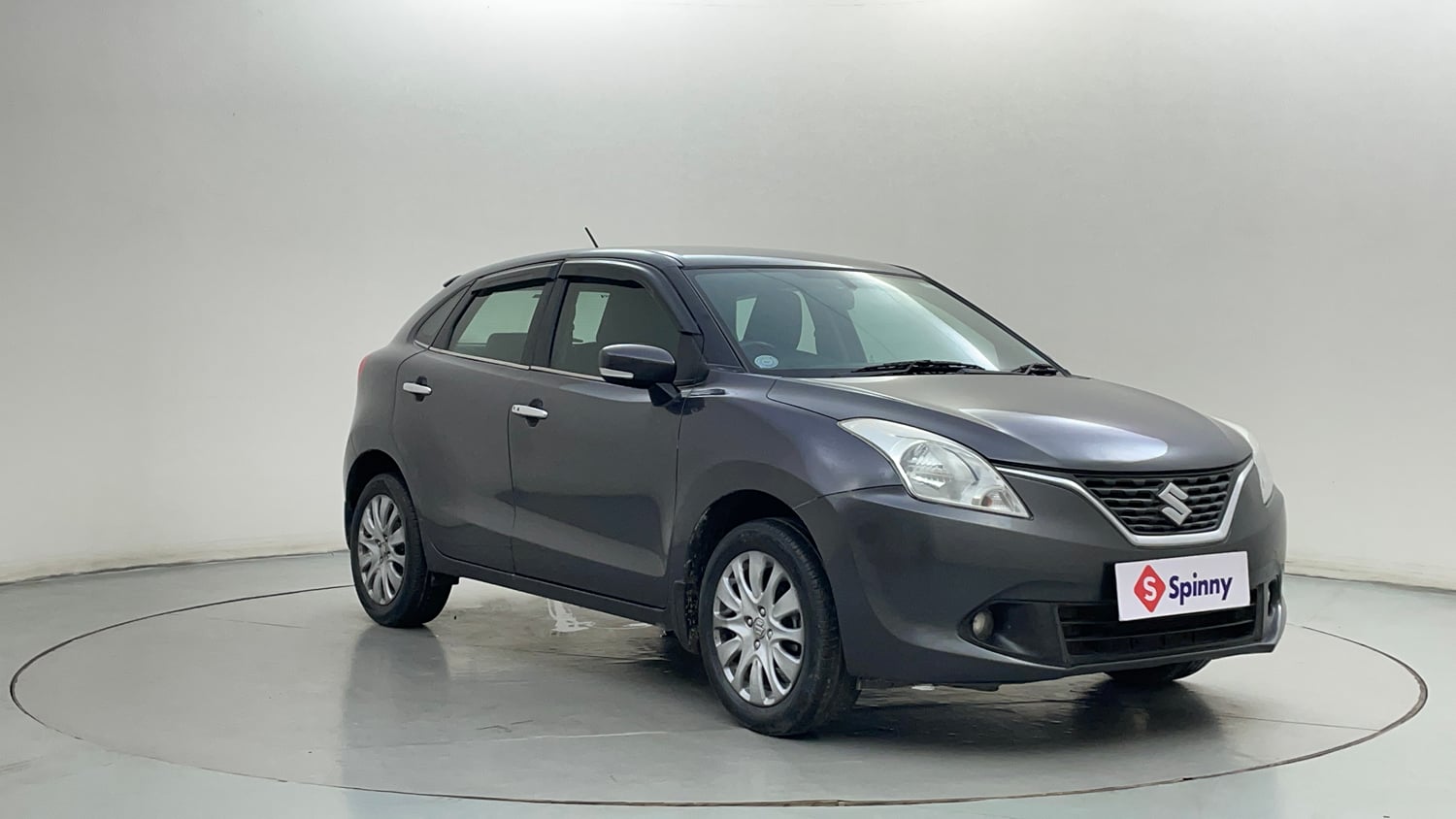 Used 2016 Maruti Suzuki Baleno Zeta 1.2 Petrol Manual exterior RIGHT FRONT CORNER VIEW