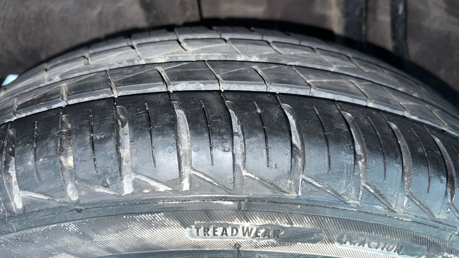 Used 2021 Datsun Redi-GO A Petrol Manual tyres RIGHT REAR TYRE TREAD VIEW